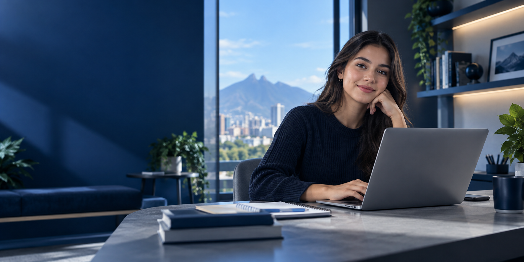 Estudiante de UNIINN en modalidad en línea